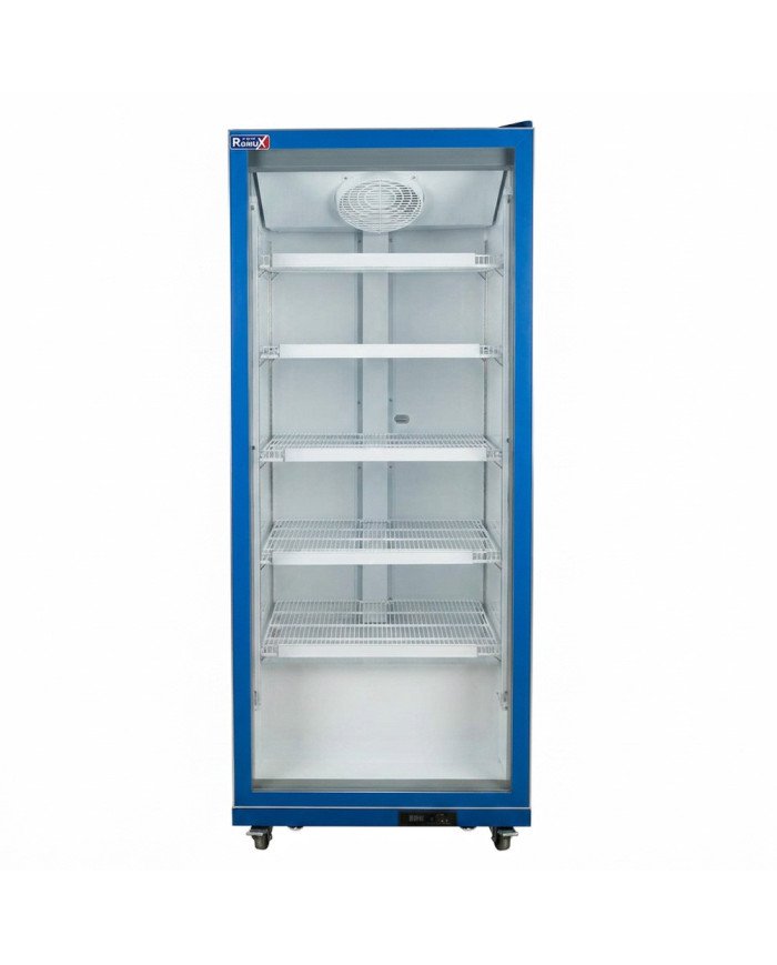 Armario Expositor Refrigerado 600L Ventilado Romux | Equipamiento Industrial