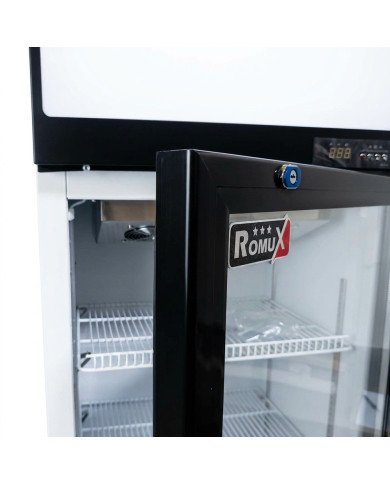 Armario Expositor Refrigerado 380L Ventilado Romux | Equipamiento Industrial