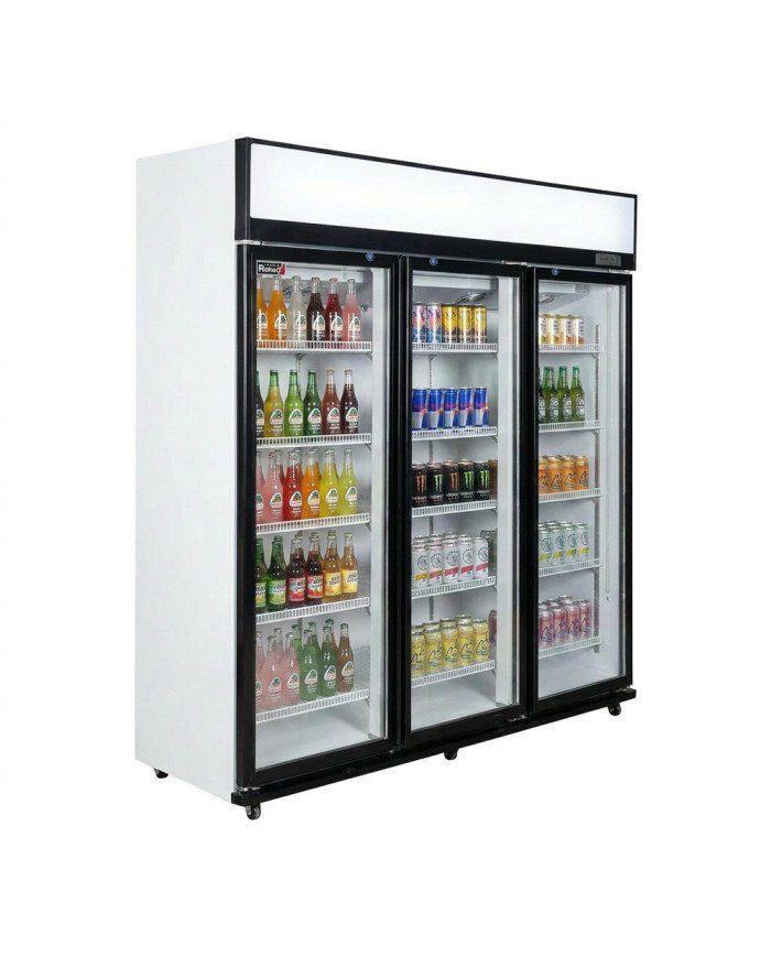 Armario Expositor Refrigerado 1150L Ventilado Romux | Equipamiento Industrial