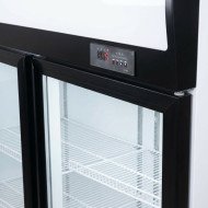 Armario expositor refrigerado 1200L 3 puertas ROMUX aire forzado