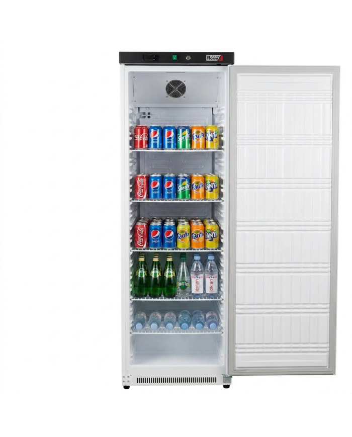 Armario Refrigerado Abs 400 Litros 1 Puerta 60 Cm Blanco Ventilado Rom