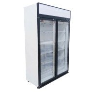 Armario expositor refrigerado 800L 2 puertas ROMUX aire forzado