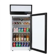 Armario expositor refrigerado 100L 1 puerta ROMUX aire forzado