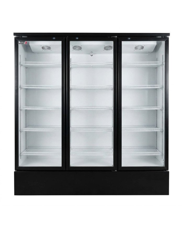 Armario expositor de congelación 1500L 3 puertas ROMUX ventilado