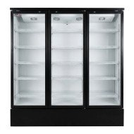 Armario expositor de congelación 1500L 3 puertas ROMUX ventilado