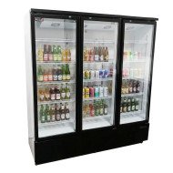 Armario expositor de congelación 1500L 3 puertas ROMUX ventilado