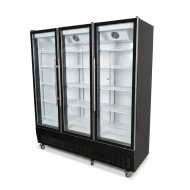 Armario expositor refrigerado 1000L 2 puertas ROMUX aire forzado
