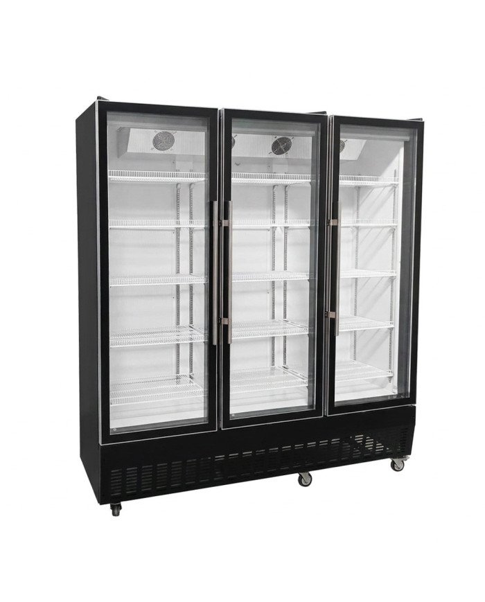 Armario expositor refrigerado 1000L 2 puertas ROMUX aire forzado