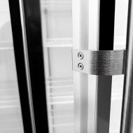 Armario expositor refrigerado 1000L 2 puertas ROMUX aire forzado