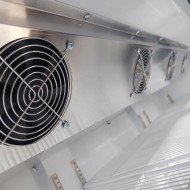 Armario expositor refrigerado 1000L 2 puertas ROMUX aire forzado