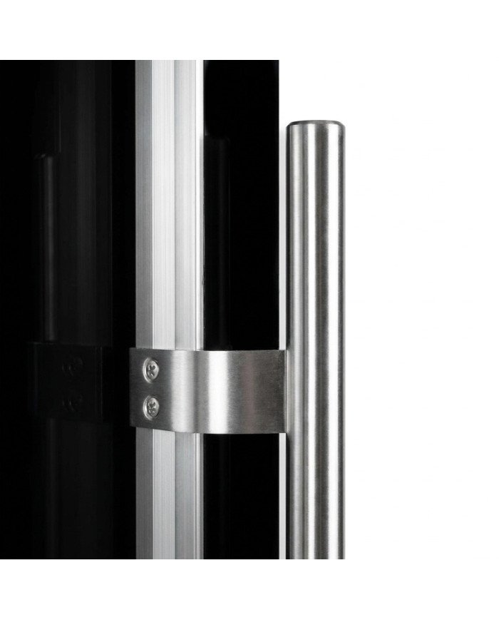 Armario expositor refrigerado 1000L 2 puertas ROMUX aire forzado