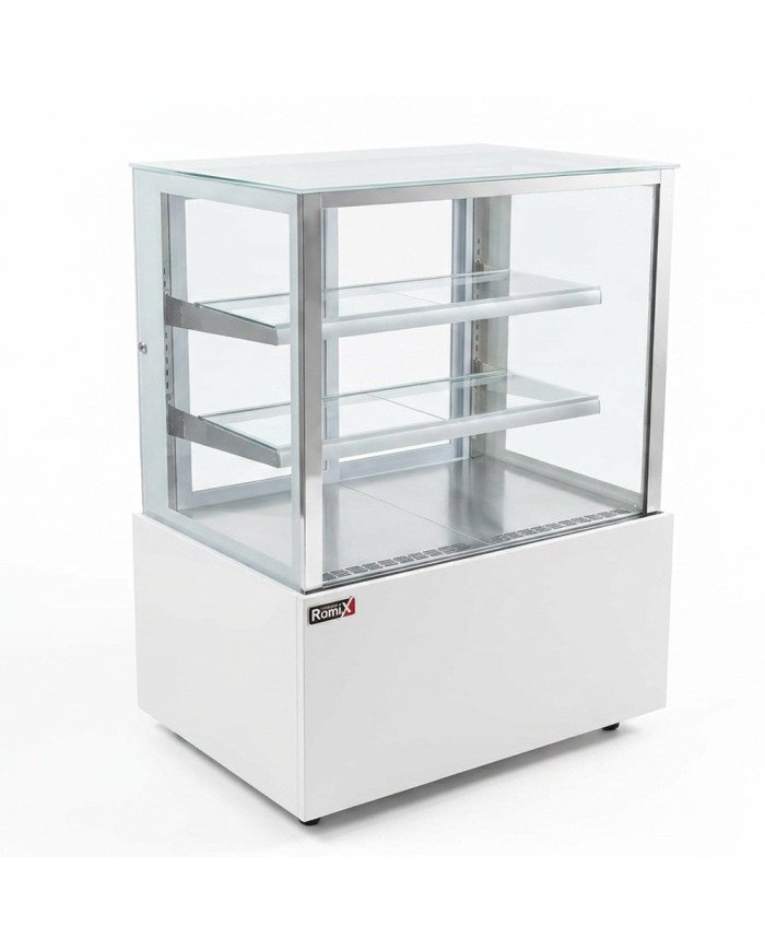 Vitrina Pastelera Refrigerada Cuadrada de Suelo de 410 litros | Equipamiento industrial
