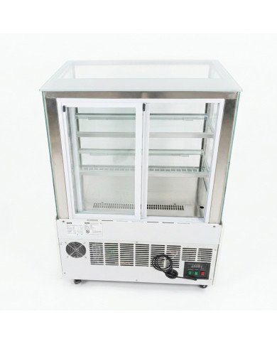 Vitrina Pastelera Refrigerada Cuadrada de Suelo de 410 litros | Equipamiento industrial