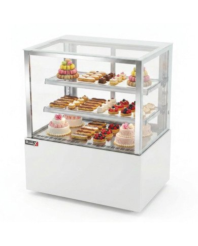 Vitrina Pastelera Refrigerada Cuadrada de Suelo de 410 litros | Equipamiento industrial
