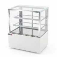 Vitrina Refrigerada Pastelera ROMUX 180 cm blanca Profesional