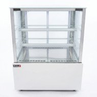 Vitrina Refrigerada Pastelera ROMUX 180 cm blanca Profesional