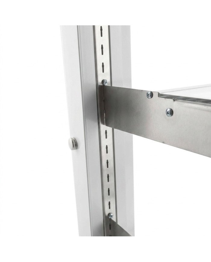Vitrina Refrigerada Pastelera ROMUX 180 cm blanca Profesional