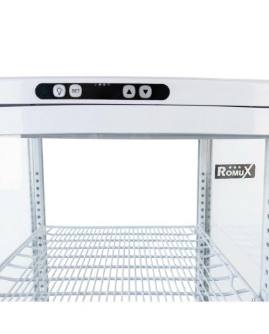 Vitrina Pastelera Vertical 230L Ventilada Romux | Equipamiento Industrial