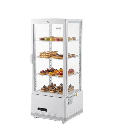 Vitrina Pastelera Refrigerada 100L Ventilada Romux | Equipamiento Hostelería