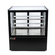 Vitrina Pastelera Expositora Refrigerada Cuadrada De Sobremesa 2 Estan