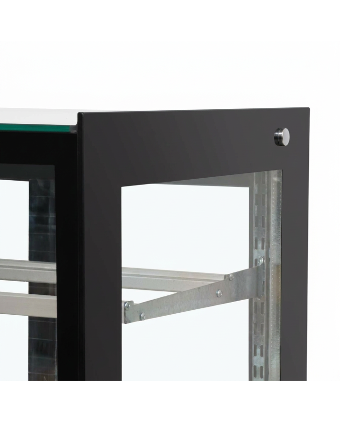 Vitrina Pastelera Expositora Refrigerada Cuadrada De Sobremesa 2 Estan