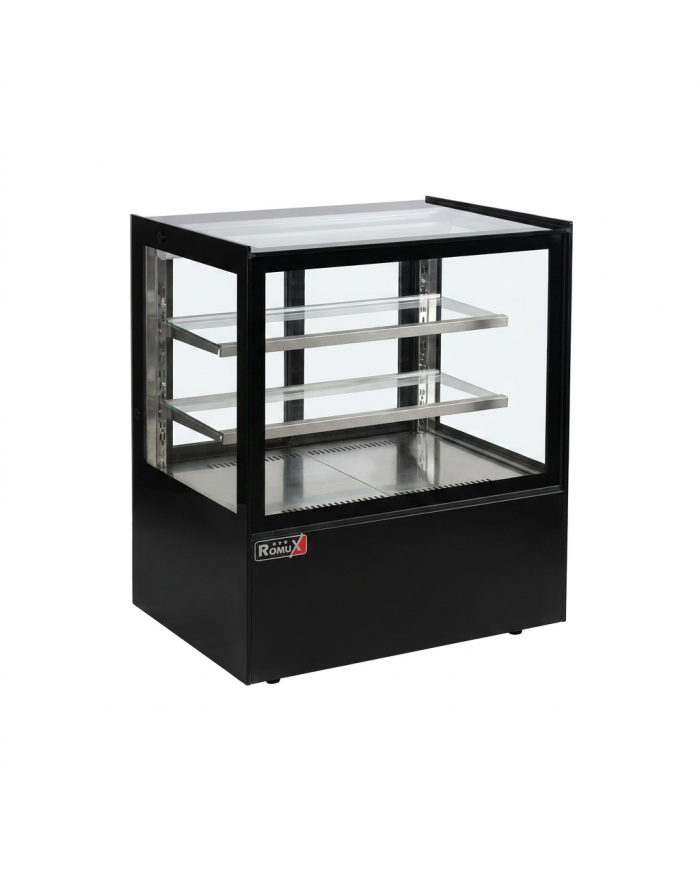 Vitrina Pastelera Expositora Refrigerada Cuadrada De Sobremesa 2 Estan