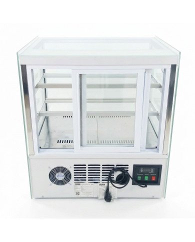 Vitrina Pastelera Refrigerada Cuadrada de Sobremesa de 270 litros | Equipamiento industrial