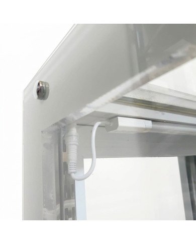 Vitrina Pastelera Refrigerada Cuadrada de Sobremesa de 270 litros | Equipamiento industrial