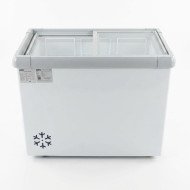 Isla De Congelación De 200 Litros Con 2 Puertas Correderas Con Cristal
