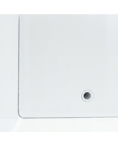 Isla de Congelación 200 Litros con 2 Puertas Correderas Cristal Plano Blanca | Equipamiento Hostelería