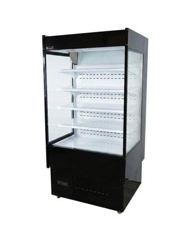 Vitrina Expositora Mural Refrigerada para Lácteos con 4 Estantes Romux | Equipamiento Hostelería