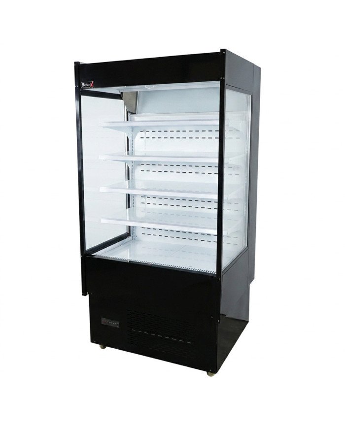 Vitrina Expositora Mural Refrigerada para Lácteos con 4 Estantes Romux | Equipamiento Hostelería