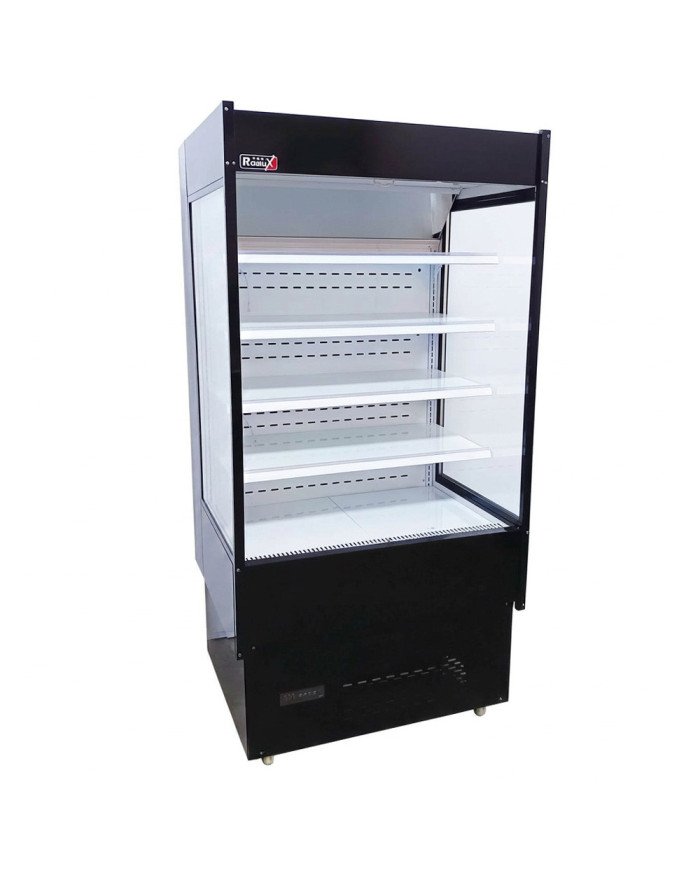 Vitrina Expositora Mural Refrigerada para Lácteos con 4 Estantes Romux | Equipamiento Hostelería