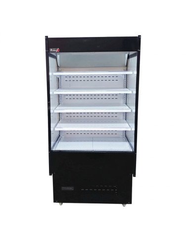 Vitrina Expositora Mural Refrigerada para Lácteos con 4 Estantes Romux | Equipamiento Hostelería