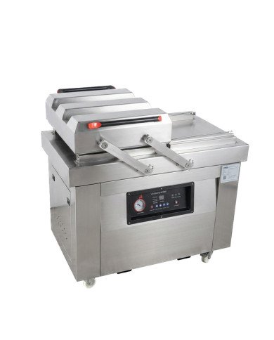 Envasadora al Vacío Doble Cuerpo de 600 mm con Mueble | Equipamiento Industrial