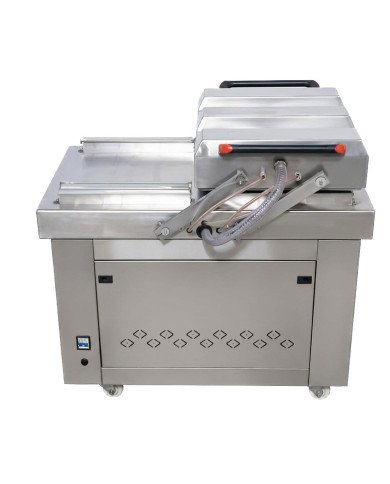 Envasadora al Vacío Doble Cuerpo de 600 mm con Mueble | Equipamiento Industrial