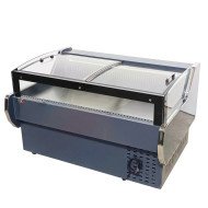 Vitrina Carnicera Expositora Refrigerada Con Cristal Alto Curvo Roja 3