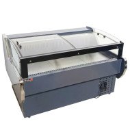 Vitrina Carnicera Expositora Refrigerada Con Cristal Alto Curvo Roja 3