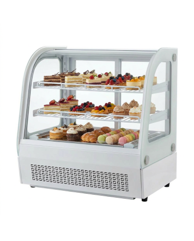Vitrina Pastelera Refrigerada 100L Ventilada Romux | Hostelería Profesional