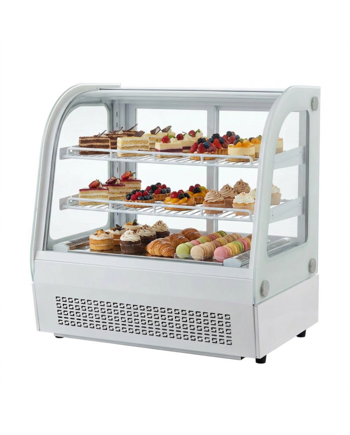Vitrina Pastelera Refrigerada 100L Ventilada Romux | Hostelería Profesional