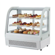 Vitrina Pastelera Refrigerada 100L Ventilada Romux | Hostelería Profesional