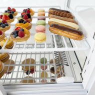 Vitrina Pastelera Refrigerada 100L Ventilada Romux | Hostelería Profesional