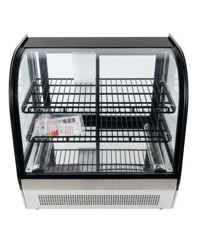 Vitrina Pastelera Refrigerada 120L Ventilada Romux | Hostelería Profesional