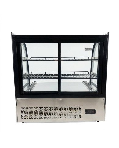 Vitrina Pastelera Refrigerada 120L Ventilada Romux | Hostelería Profesional