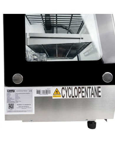 Vitrina Pastelera Refrigerada 120L Ventilada Romux | Hostelería Profesional
