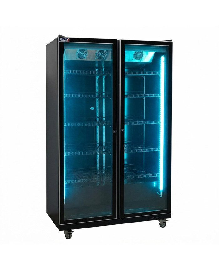 Armario Expositor De Congelación Modelo D Luz Led - 1200 Litros 2 Puer
