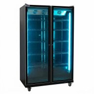 Armario Expositor De Congelación Modelo D Luz Led - 1200 Litros 2 Puer