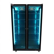 Armario Expositor De Congelación Modelo D Luz Led - 1200 Litros 2 Puer