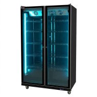 Armario Expositor De Congelación Modelo D Luz Led - 1200 Litros 2 Puer
