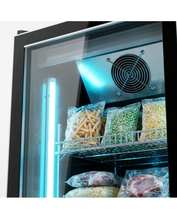Armario Expositor De Congelación Modelo D Luz Led - 1200 Litros 2 Puer